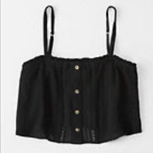 Abercrombie&Fitch black cami top size XS